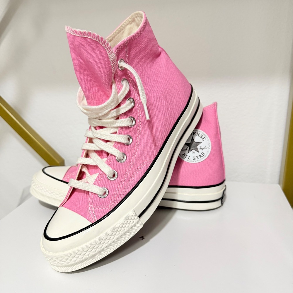 Converse Chuck Taylor All Star 70 High Top Pink Canvas Sneakers A04589C
